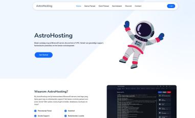 Schermafbeelding van astrohosting.nl