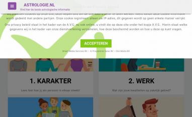 Schermafbeelding van astrologie.nl