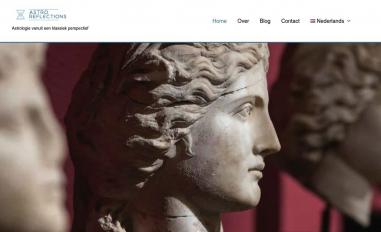 Schermafbeelding van astroreflections.com