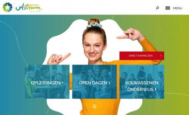 Schermafbeelding van astrumcollege.nl