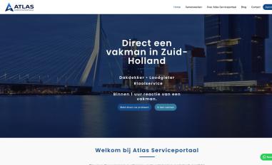 Schermafbeelding van atlas-serviceportaal.nl