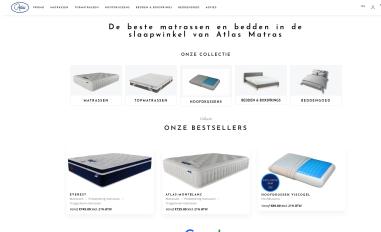 Schermafbeelding van atlasmatras.be