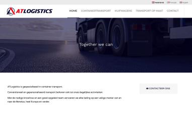 Schermafbeelding van atlogistics.be
