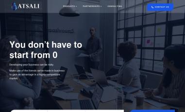 Schermafbeelding van atsali.be