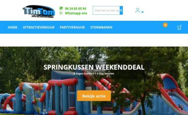 Schermafbeelding van attractieverhuurtimtom.nl