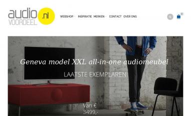 Schermafbeelding van audiovoordeel.nl