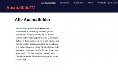 Schermafbeelding van ausmalbildtv.net