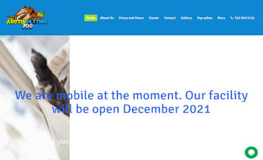 Schermafbeelding van austinpettingzooandaquarium.com