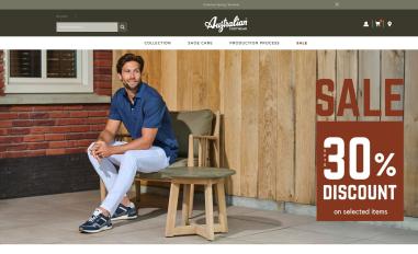 Schermafbeelding van australian-footwear.com