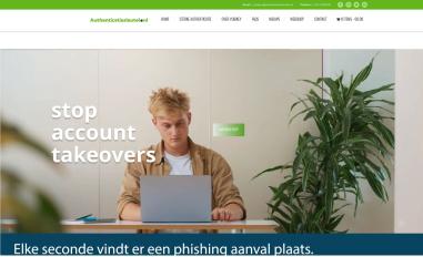 Schermafbeelding van authenticatiesleutel.nl