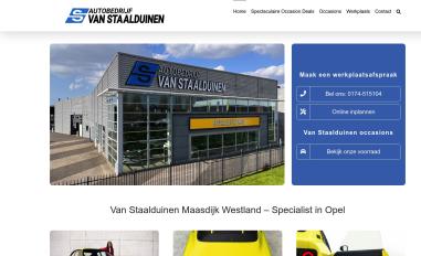 Schermafbeelding van auto-staalduinen.nl