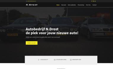 Schermafbeelding van autobedrijfndrost.nl