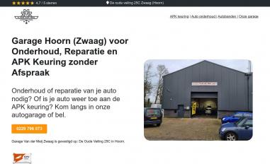 Schermafbeelding van autobedrijfrvandermeij.nl