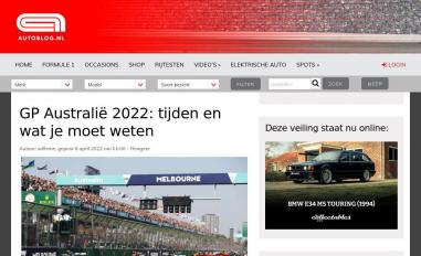 Schermafbeelding van autoblog.nl