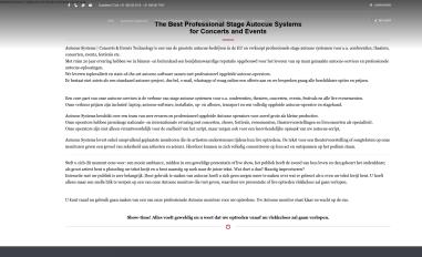 Schermafbeelding van autocuesystems.com