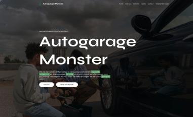 Schermafbeelding van autogaragemonster.nl