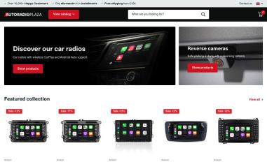 Schermafbeelding van autoradioplaza.nl