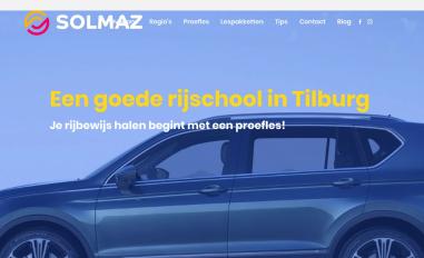 Schermafbeelding van autorijschoolsolmaz.nl