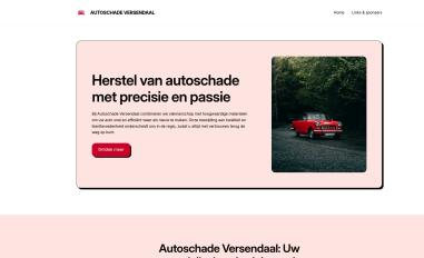 Schermafbeelding van autoschadeversendaal.nl