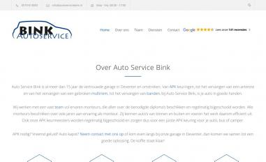 Schermafbeelding van autoservicebink.nl