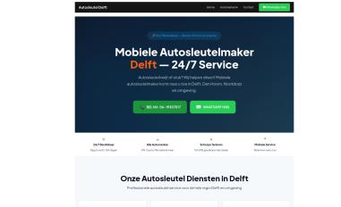 Schermafbeelding van autosleuteldelft.nl