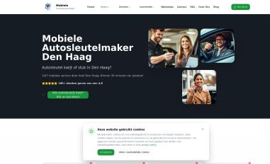 Schermafbeelding van autosleuteldenhaag.nl