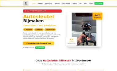 Schermafbeelding van autosleutelzoetermeer.nl