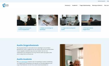 Schermafbeelding van auxilio.nl