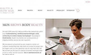 Schermafbeelding van avbeauty.be