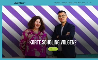 Schermafbeelding van aventus.nl