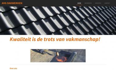 Schermafbeelding van avg-dakwerken.nl
