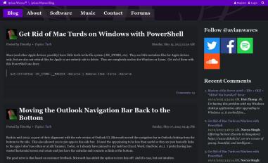 Schermafbeelding van avianwaves.com