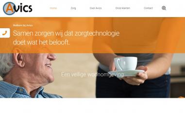 Schermafbeelding van avics.nl