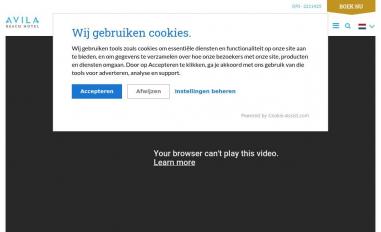 Schermafbeelding van avilabeachhotel.nl