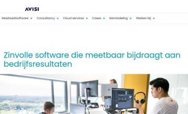 Schermafbeelding van avisi.nl