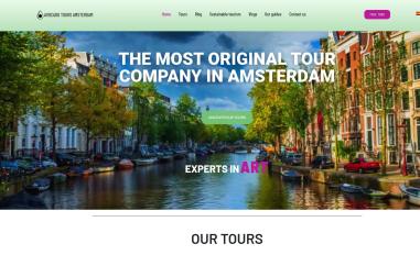 Schermafbeelding van avocadotoursamsterdam.com