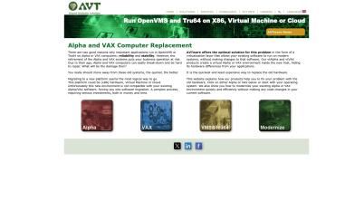 Schermafbeelding van avtware.com