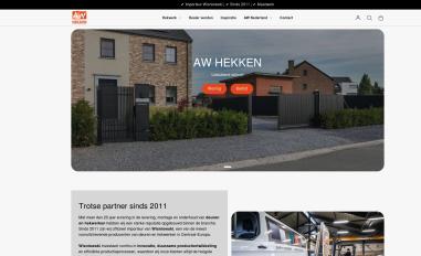 Schermafbeelding van awhekken.nl
