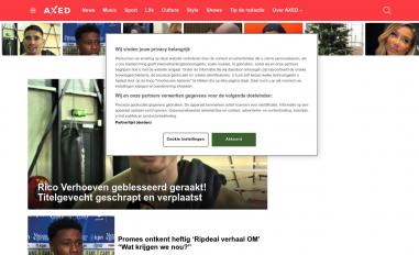 Schermafbeelding van axed.nl