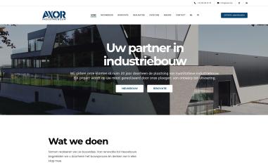 Schermafbeelding van axor.be