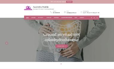 Schermafbeelding van ayurmitra.nl