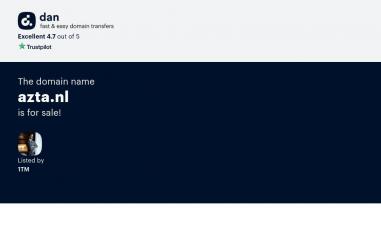 Schermafbeelding van azta.nl