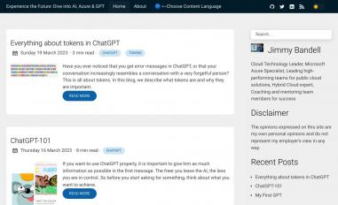 Schermafbeelding van azurebrainwave.com