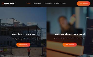 Schermafbeelding van b-aware.nl