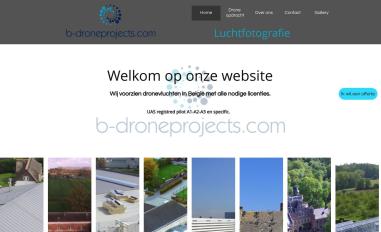 Schermafbeelding van b-droneprojects.com