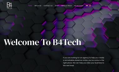 Schermafbeelding van b4tech.eu