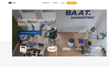 Schermafbeelding van baatmarketing.nl
