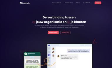 Schermafbeelding van babbels.co