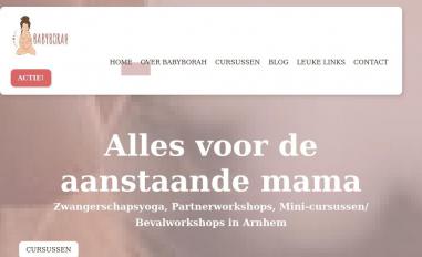 Schermafbeelding van babyborah.nl