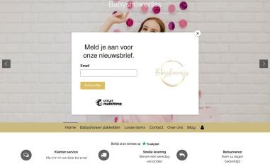 Schermafbeelding van babyshowersss.nl